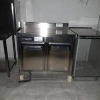 Retrobanco refrigerato acciaio inox  con motore