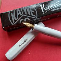 Stilografica Kaweco Sport Classic White & Gold