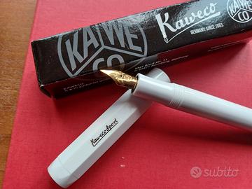 Stilografica Kaweco Sport Classic White & Gold