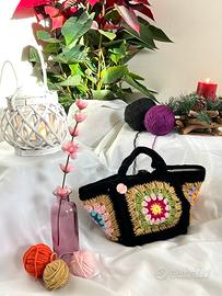 Borsa fatto a mano ad uncinetto