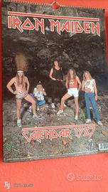 Iron maiden calendario 1987