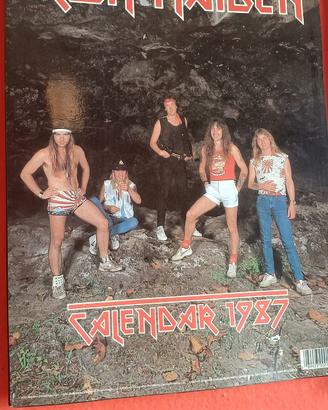 Iron maiden calendario 1987