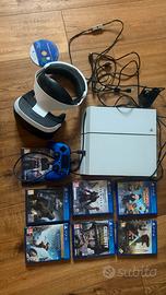 Ps4 + Visore Ps4 + controller nacon + 7 giochi
