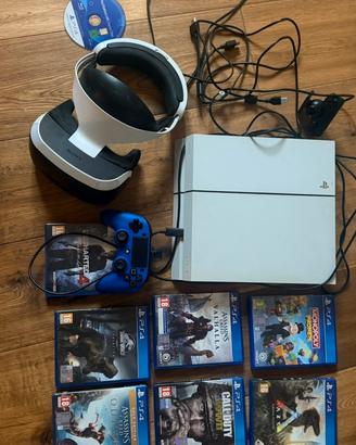 Ps4 + Visore Ps4 + controller nacon + 7 giochi