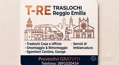 Traslochi, imbiancatura e sgomberi Reggio Emilia