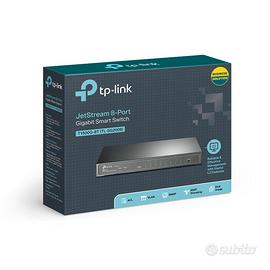 Tp-Link Switch Gigabit T1500G-8T Managed L2+ IPV6