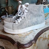Sneakers alte scamosciate n.36