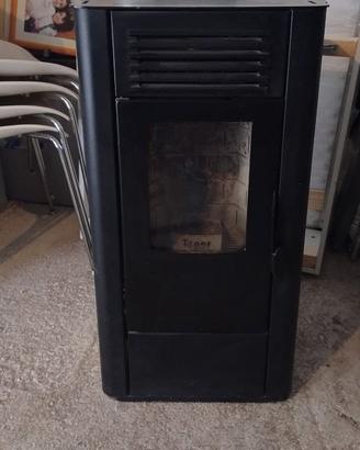 stufa pellet ad aria 7 kw compresa di tubi di scar