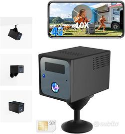 UCOCARE 4MP Mini Telecamera con SIM 4G