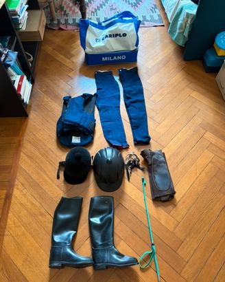 Kit completo equitazione da bambina