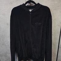 Felpa Moschino uomo nera ciniglia