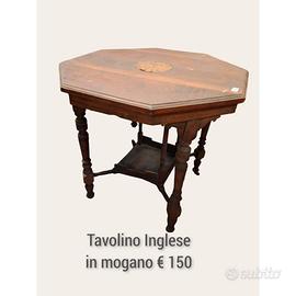 Tavolino inglese in mogano