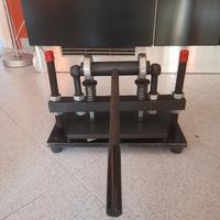 Pressa manuale goffratura pelle gomma pvc