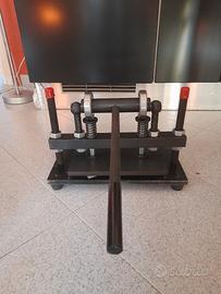 Pressa manuale goffratura pelle gomma pvc