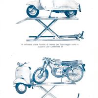 Sollevatore vespa , lambretta , motocicli e tricic