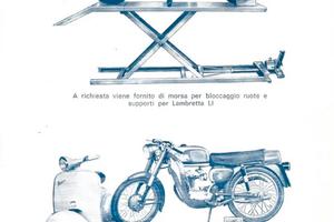 Sollevatore vespa , lambretta , motocicli e tricic