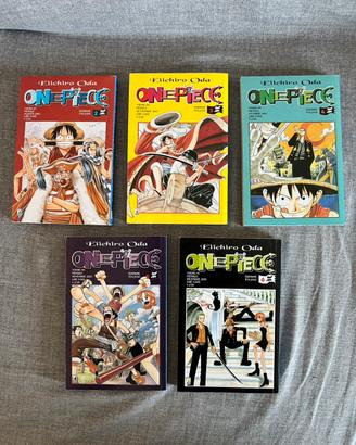 One Piece prima edizione 2-3-4-5-6 Star Comics