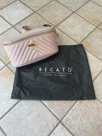 Marsupio rosa in pelle, Becatò, Nuovo