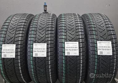 4 Pneumatici 225/55 R18 Pirelli Sottozero 3