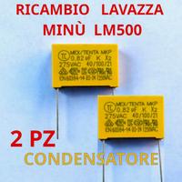 2 CONDENSATORI RICAMBIO 0.82uf LAVAZZA MINU LM500
