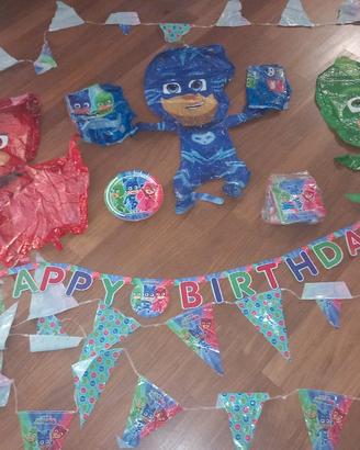 materiale per feste Pjmask Superpigiamini 