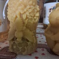 candele di cera d'api