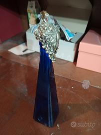 Bottiglia blu tappo metallo 