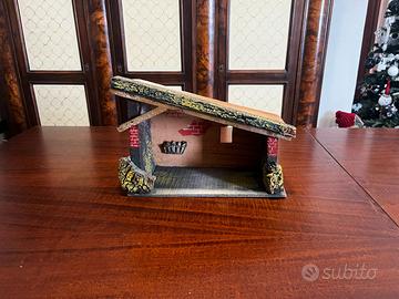 Capanna presepio del '52 artigianale