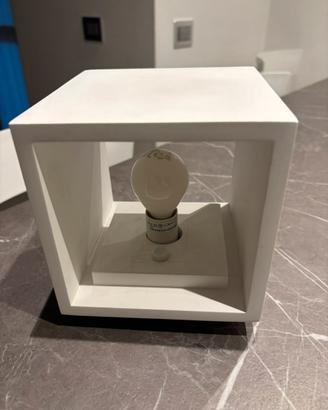 Lampada in gesso Rossini 14x14x14