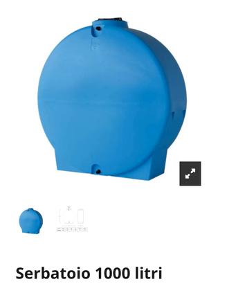 serbatoio da 1000 Litri in PVC Ekotanca