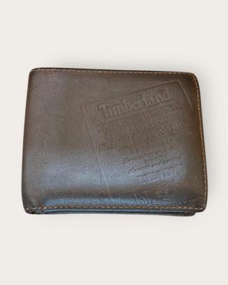 Portafoglio Timberland in pelle marrone vintage