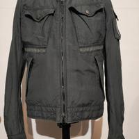 Giubbotto biker in cotone e nylon Museum
