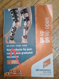 Tutore post operatorio ginocchio RO+TEN Go Up