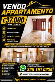 Appartamento 65 mq Bronte