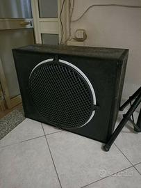 Subwoofer passivo 350 Watt completo di grande cass