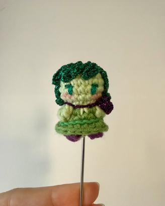 Mini amigurumi Disgusto - Inside Out