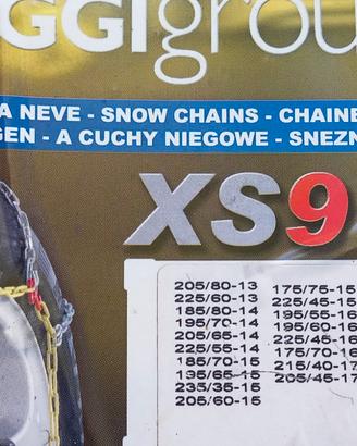 Coppia catene da neve Maggigroup XS9/80