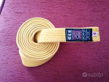 Cintura gialla judo karate 240cm