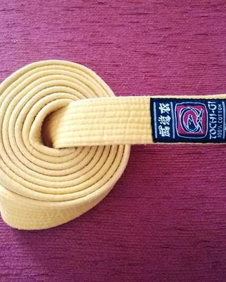 Cintura gialla judo karate 240cm