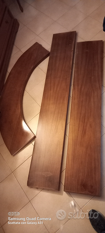 3 Mensole legno massello arte povera