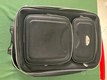 Valigia trolley semirigida mcllin nera