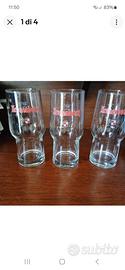 Set 3 bicchieri da birra originali Kronenbourg. 