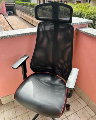 Sedia poltrona gaming/smart working ikea matchspel