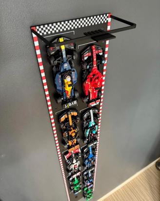 Espositore a parete per lego f1 speed champions