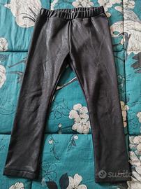 Liu Jo leggings neri brillanti bambina 5 anni 