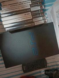 PlayStation 2 + 2 joystick+ telecomando+17 giochi 
