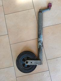 Ruotino appoggio carrello appendice rimorchio 