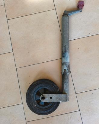 Ruotino appoggio carrello appendice rimorchio 