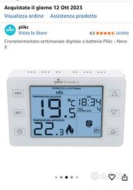 Cronotermostato digitale Plikc Neve X