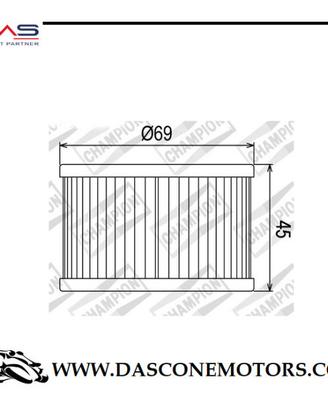 Filtro olio Champion COF011 Honda Cb Cbx 400 500 5
